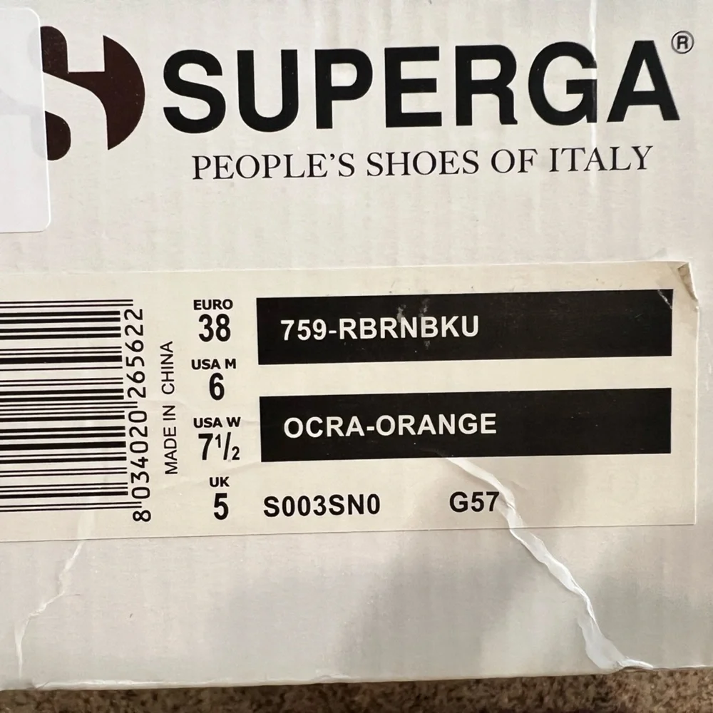 Superga Alpina Rubber Duck Boots Nubuck Leather NIB Orange EU 38 US 7.5